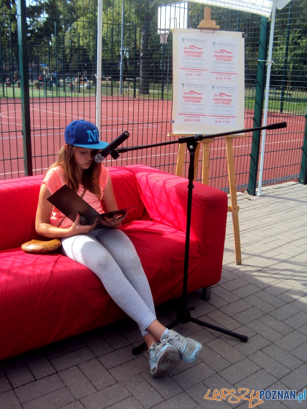 Narodowe Czytanie w OJ nr 2 w Poznaniu Foto: Narodowe Czytanie w OJ nr 2 w Poznaniu Foto: