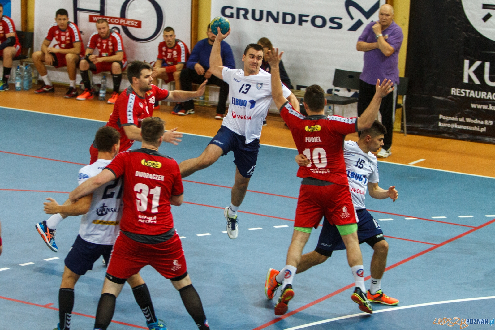 WKS Grunwald Poznań - Warmia Traveland Olsztyn 25:35 - Poznań Foto: LepszyPOZNAN.pl / Paweł Rychter WKS Grunwald Poznań - Warmia Traveland Olsztyn 25:35 - Poznań Foto: LepszyPOZNAN.pl / Paweł Rychter