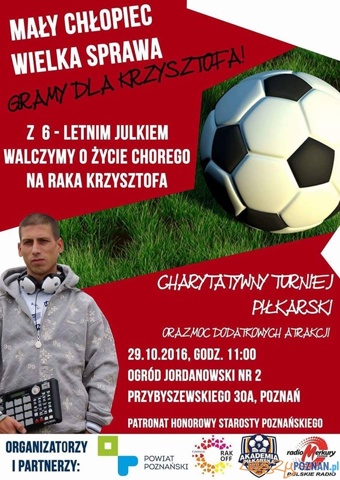 Turniej piłkarski dla Krzysztofa Wilkołeka Foto: materiały prasowe Turniej piłkarski dla Krzysztofa Wilkołeka Foto: materiały prasowe