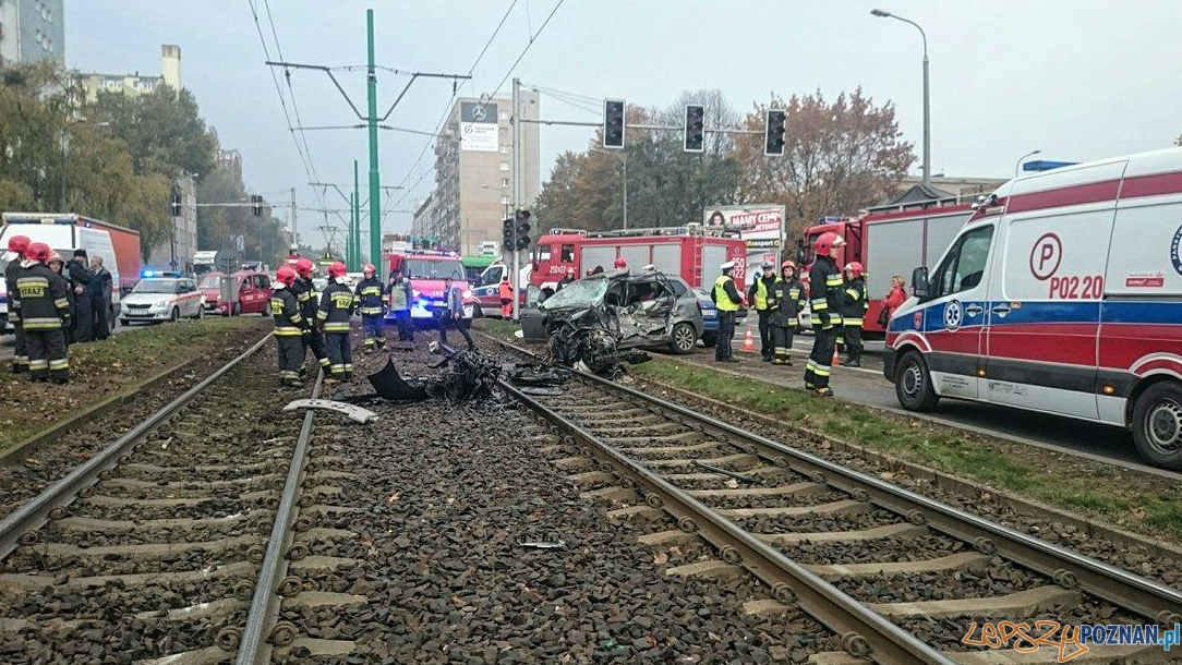 Poważny wypadek na Hetmańskiej Foto: Spotted: MPK Poznań / Andrzej Poważny wypadek na Hetmańskiej Foto: Spotted: MPK Poznań / Andrzej