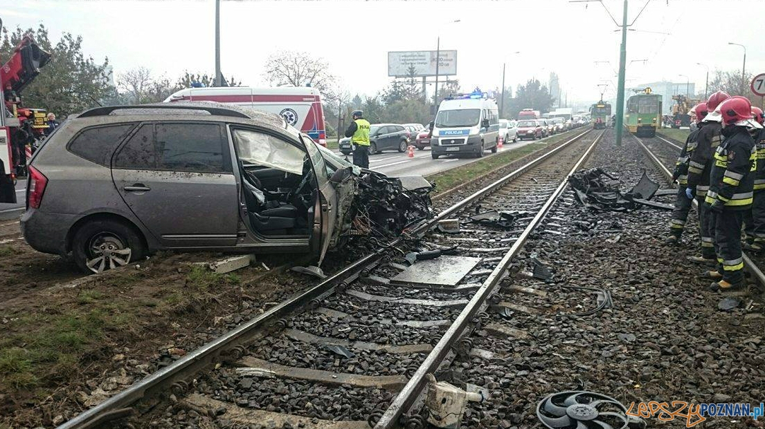 Poważny wypadek na Hetmańskiej Foto: Spotted: MPK Poznań / Andrzej Poważny wypadek na Hetmańskiej Foto: Spotted: MPK Poznań / Andrzej