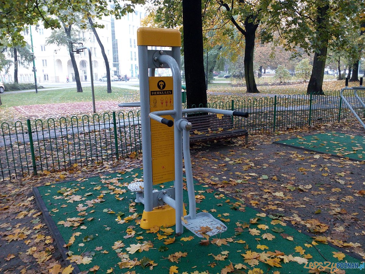 Siłownia w Parku Marcinkowskiego Foto: Zbigniew Burkietowicz /Rada Osiedla Stare Miasto Siłownia w Parku Marcinkowskiego Foto: Zbigniew Burkietowicz /Rada Osiedla Stare Miasto
