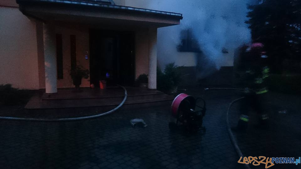 Pożar w piwnicy Foto: OSP Suchy Las Pożar w piwnicy Foto: OSP Suchy Las