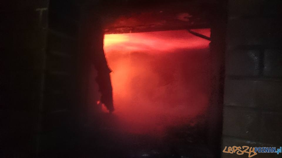 Pożar w piwnicy Foto: OSP Suchy Las Pożar w piwnicy Foto: OSP Suchy Las