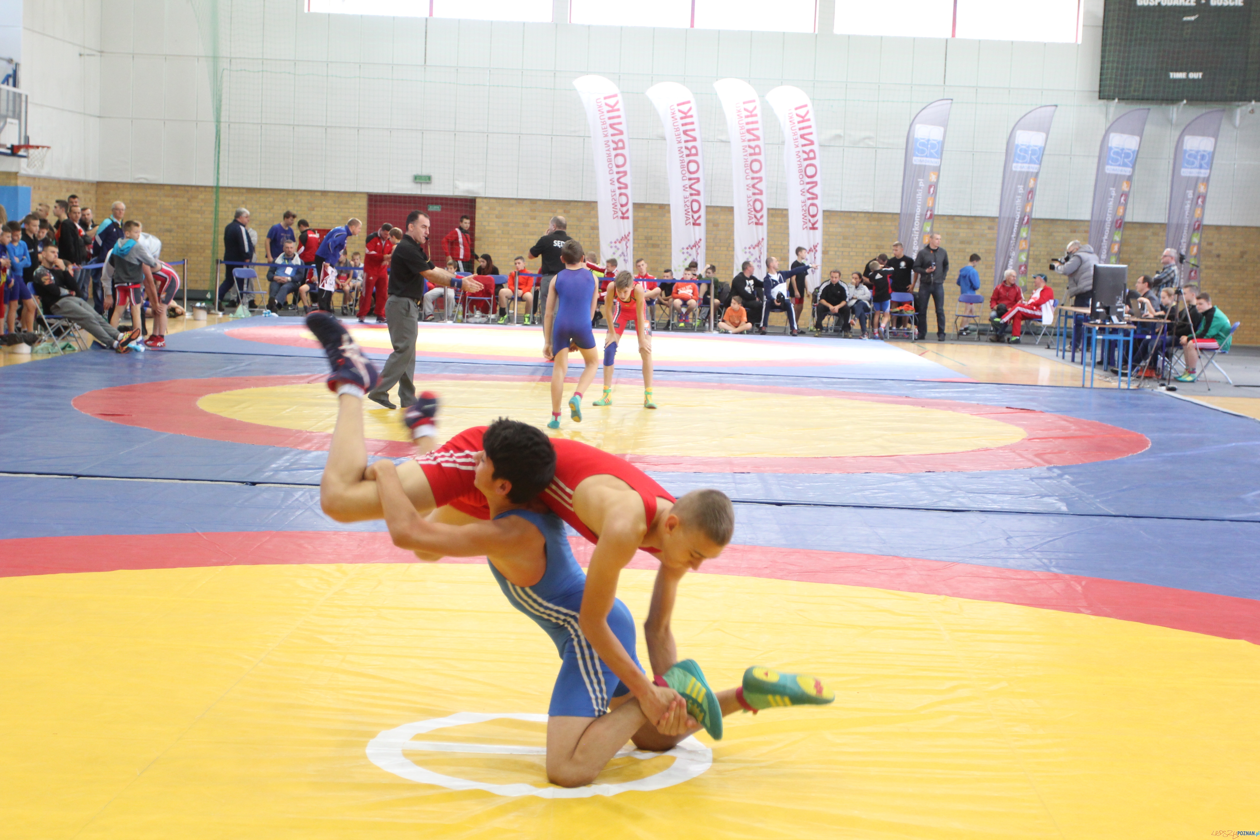 Mistrzostwa Polski Młodzików w zapasach w stylu wolnym Foto: GOSiR Komorniki Mistrzostwa Polski Młodzików w zapasach w stylu wolnym Foto: GOSiR Komorniki