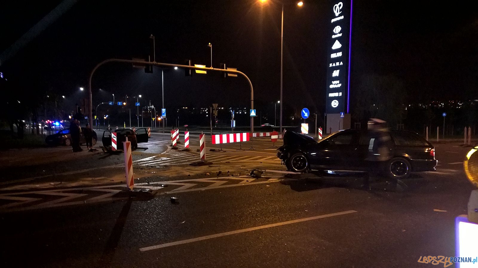 Wypadek przy Posnanii Foto: Straż Miejska Wypadek przy Posnanii Foto: Straż Miejska