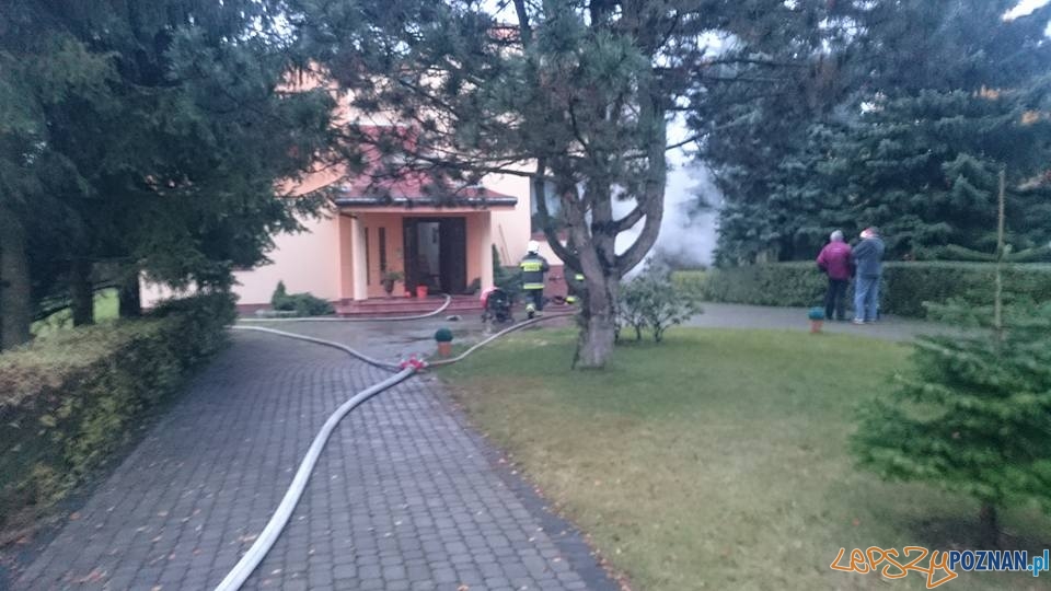 Pożar w piwnicy Foto: OSP Suchy Las Pożar w piwnicy Foto: OSP Suchy Las