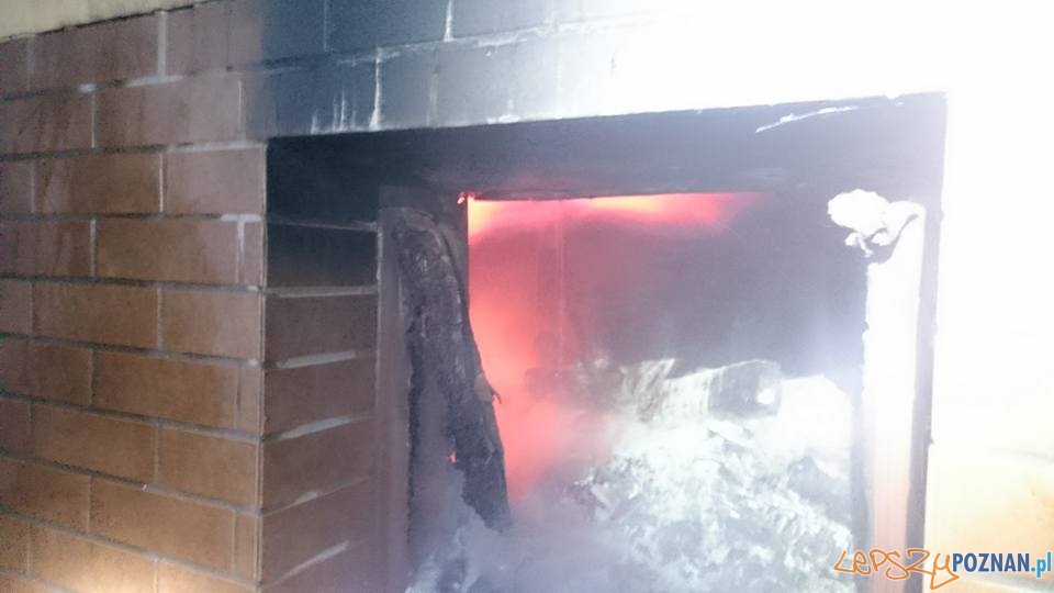 Pożar w piwnicy Foto: OSP Suchy Las Pożar w piwnicy Foto: OSP Suchy Las