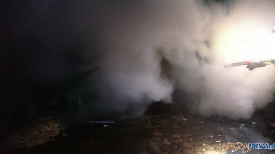 Pożar w piwnicy Foto: OSP Suchy Las Pożar w piwnicy Foto: OSP Suchy Las