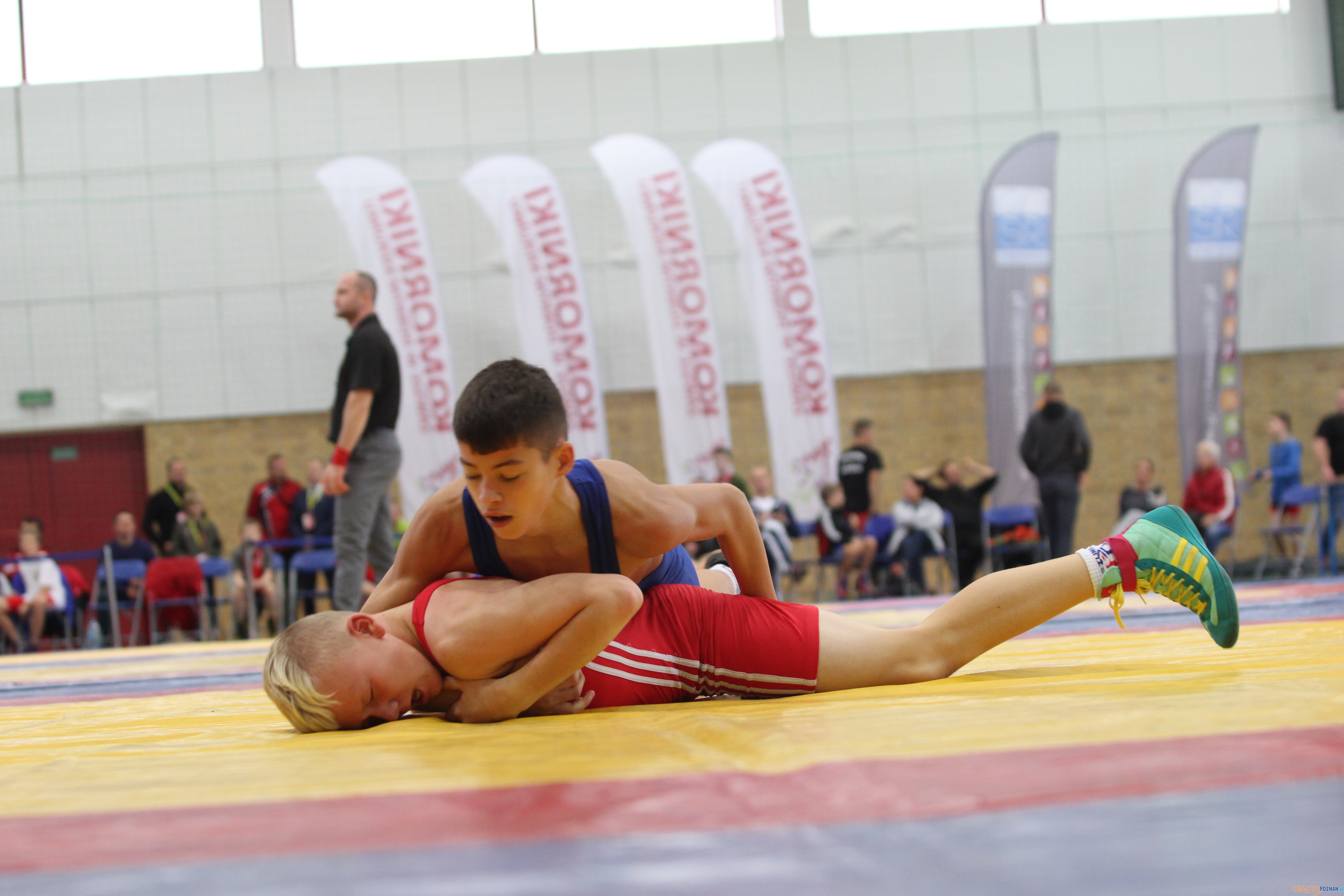 Mistrzostwa Polski Młodzików w zapasach w stylu wolnym Foto: GOSiR Komorniki Mistrzostwa Polski Młodzików w zapasach w stylu wolnym Foto: GOSiR Komorniki