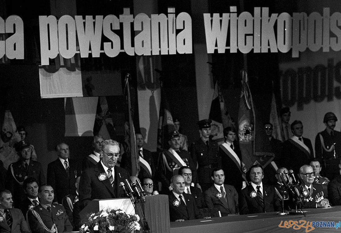 Uroczystości 60 rocznicy Powstania Wielkopolskiego w Teatrze Wielkim – przemówienie E. Gierka – 18.12.1978  Foto: Stanisław Wiktor / Cyryl
