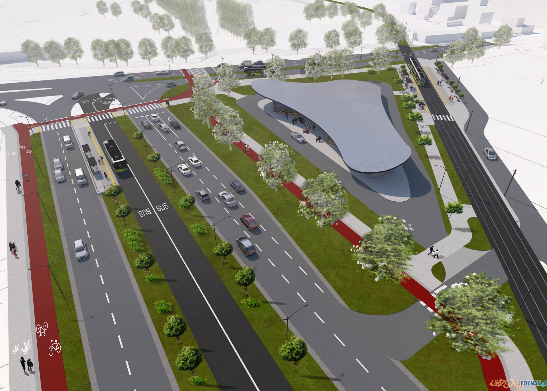 Projekt Copernicus - tramwaj na Osiedle Kopernika Foto: UMP Projekt Copernicus - tramwaj na Osiedle Kopernika Foto: UMP