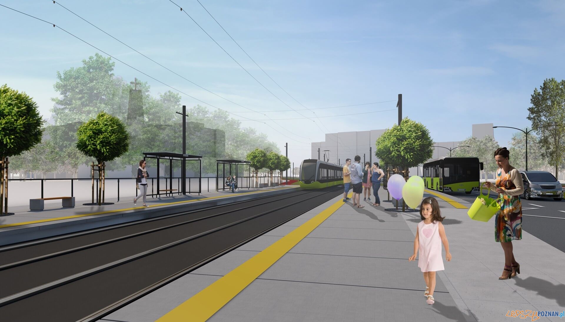 Projekt Copernicus - tramwaj na Osiedle Kopernika Foto: UMP Projekt Copernicus - tramwaj na Osiedle Kopernika Foto: UMP