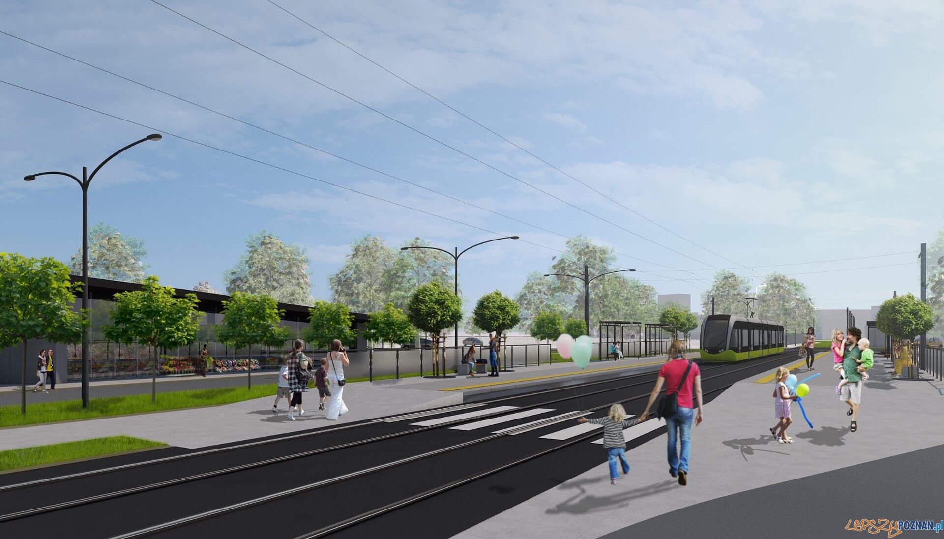 Projekt Copernicus - tramwaj na Osiedle Kopernika Foto: UMP Projekt Copernicus - tramwaj na Osiedle Kopernika Foto: UMP