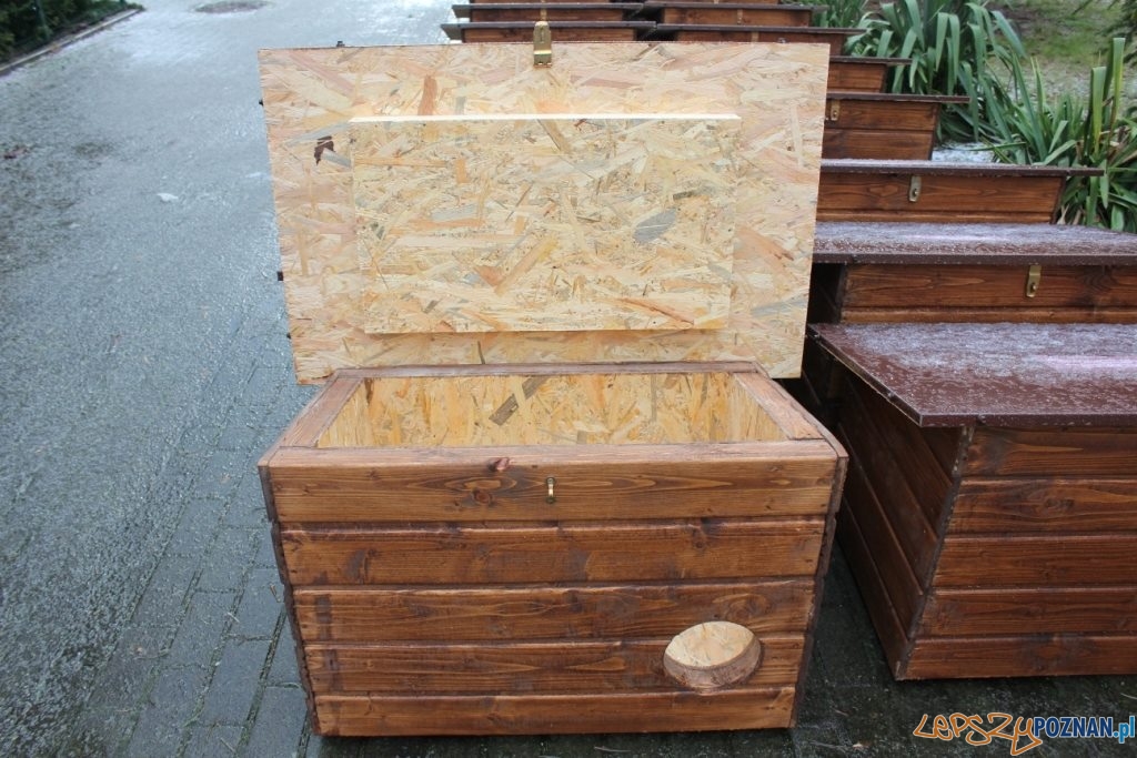 Domki dla kociambrów Foto: Schronisko dla zwierząt w Poznaniu Domki dla kociambrów Foto: Schronisko dla zwierząt w Poznaniu