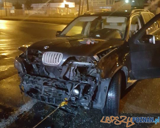 Zderzenie na ul. Góreckiej Foto: Pomoc Drogowa Euro-Hol Zderzenie na ul. Góreckiej Foto: Pomoc Drogowa Euro-Hol