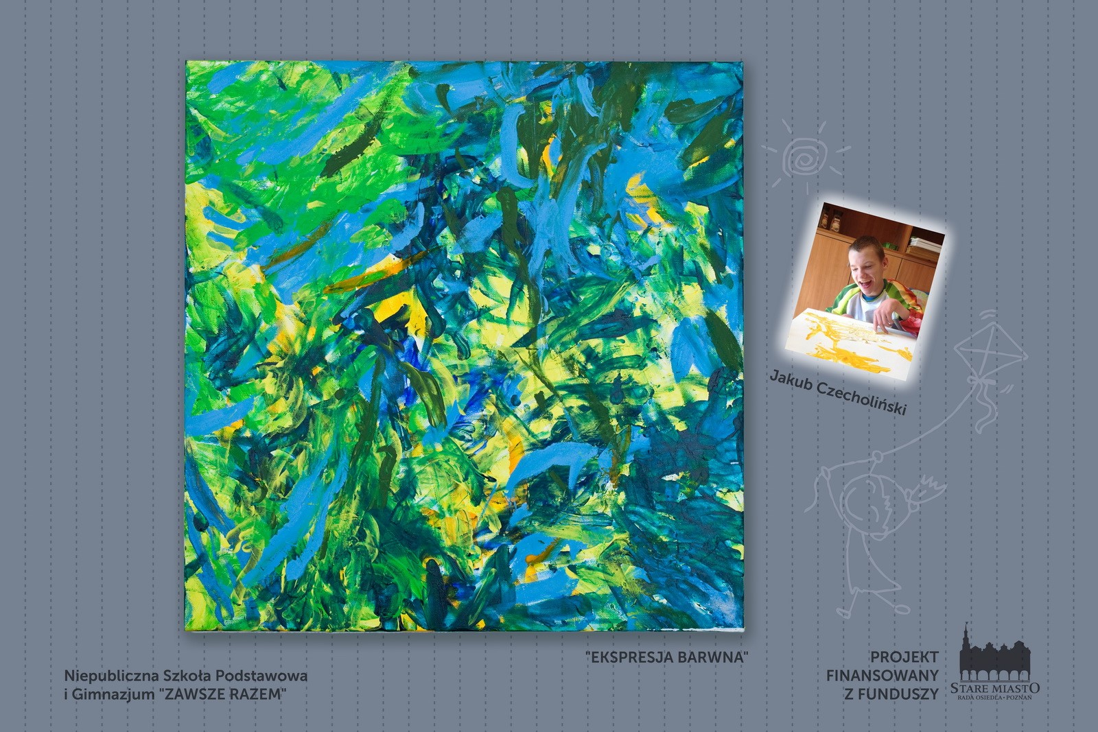 Praca Jakuba Czecholińskiego Foto: Szkoła Zawsze Razem Praca Jakuba Czecholińskiego Foto: Szkoła Zawsze Razem