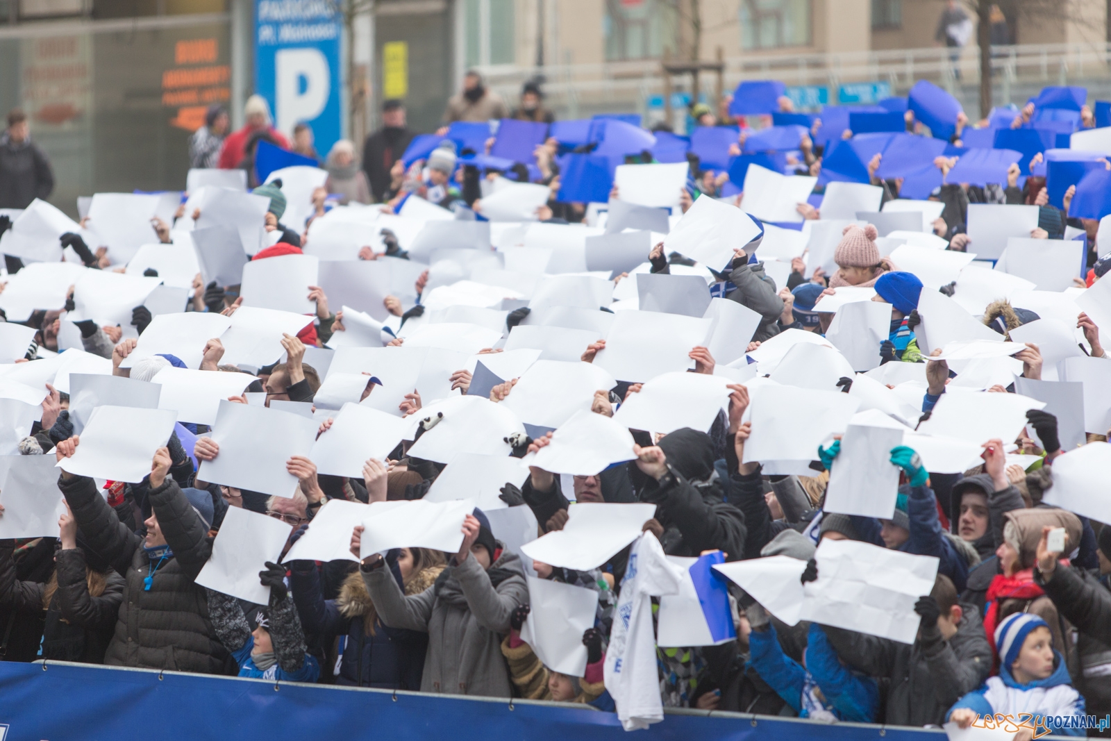 "Pierwszy gwizdek" - akcja Kolejorza Foto: lepszyPOZNAN.pl / Piotr Rychter "Pierwszy gwizdek" - akcja Kolejorza Foto: lepszyPOZNAN.pl / Piotr Rychter