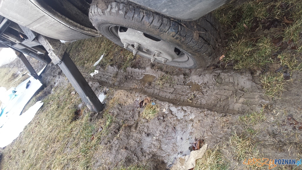 Zniszczony trawnik przy ul. Murawa Foto: Straż Miejska Zniszczony trawnik przy ul. Murawa Foto: Straż Miejska