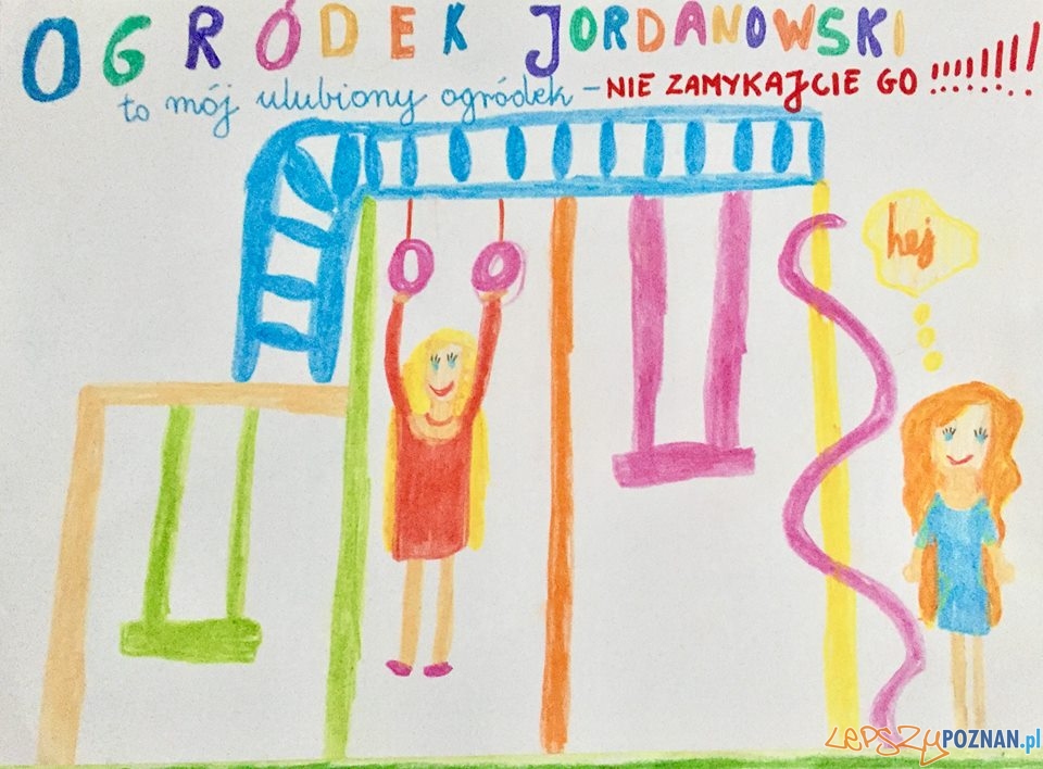 Obrazki w obronie Ogrodu Jordanowskiego Foto: Obrazki w obronie Ogrodu Jordanowskiego Foto: