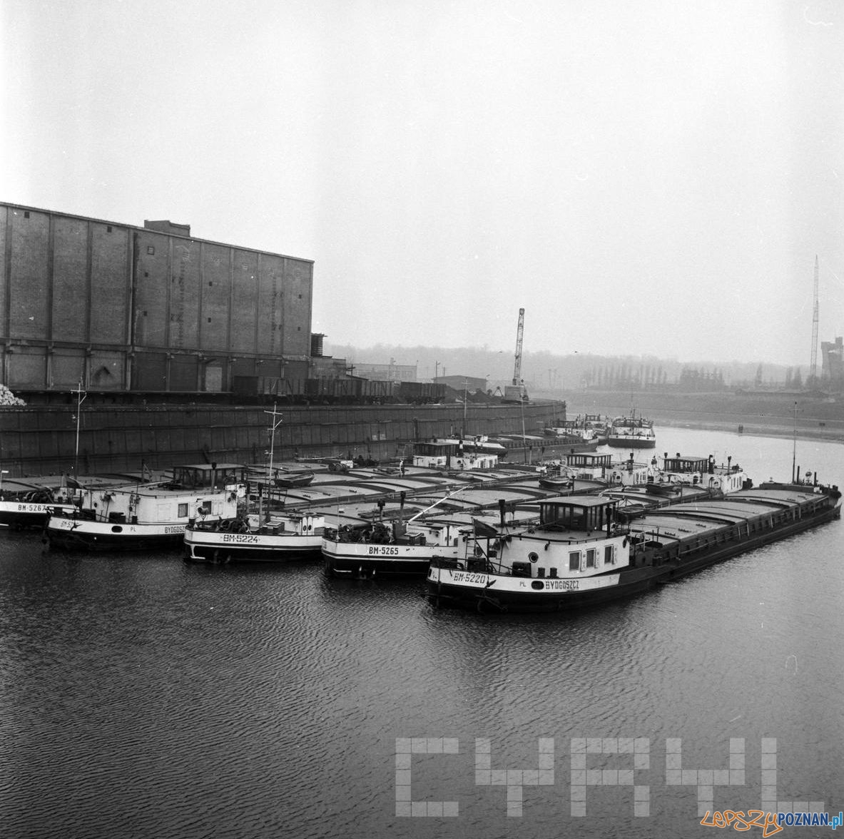 Port przy Szyperskiej - 16.03.1975 Foto: Stanisław Wiktor / Cyryl Port przy Szyperskiej - 16.03.1975 Foto: Stanisław Wiktor / Cyryl