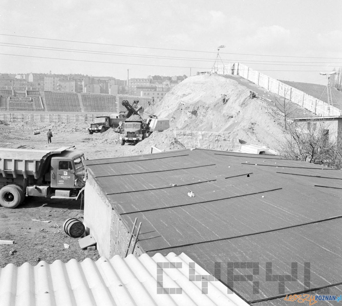 Przebudowa Stadionu Szyca - 20 marca 1974 Foto: Stanisław Wiktor / Cyryl Przebudowa Stadionu Szyca - 20 marca 1974 Foto: Stanisław Wiktor / Cyryl