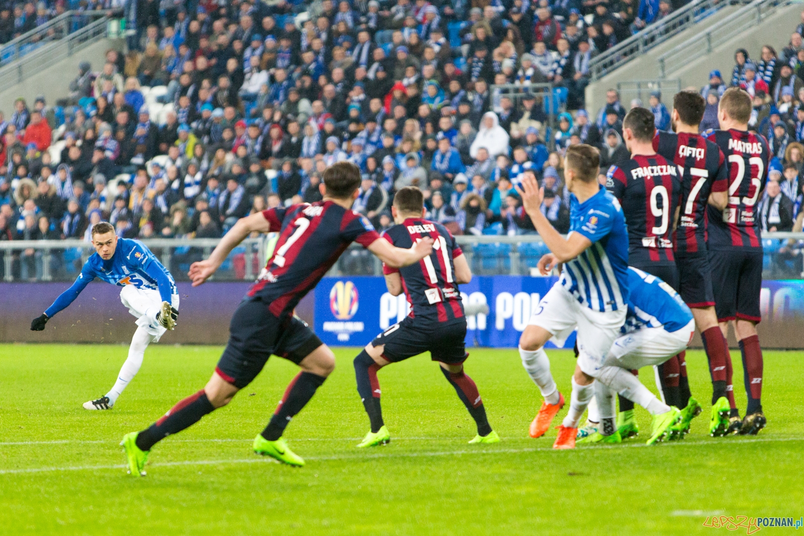 Puchar Polski: Lech Poznań - Pogoń Szczecin Foto: lepszyPOZNAN.pl / Piotr Rychter Puchar Polski: Lech Poznań - Pogoń Szczecin Foto: lepszyPOZNAN.pl / Piotr Rychter