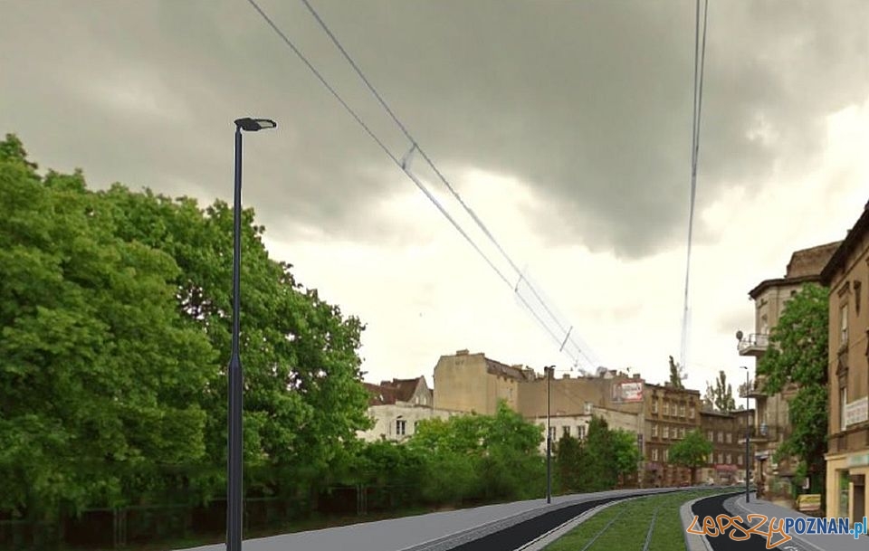 Wilda - przebudowa układu komunikacyjnego - wizualizacje Foto: ZDM Wilda - przebudowa układu komunikacyjnego - wizualizacje Foto: ZDM