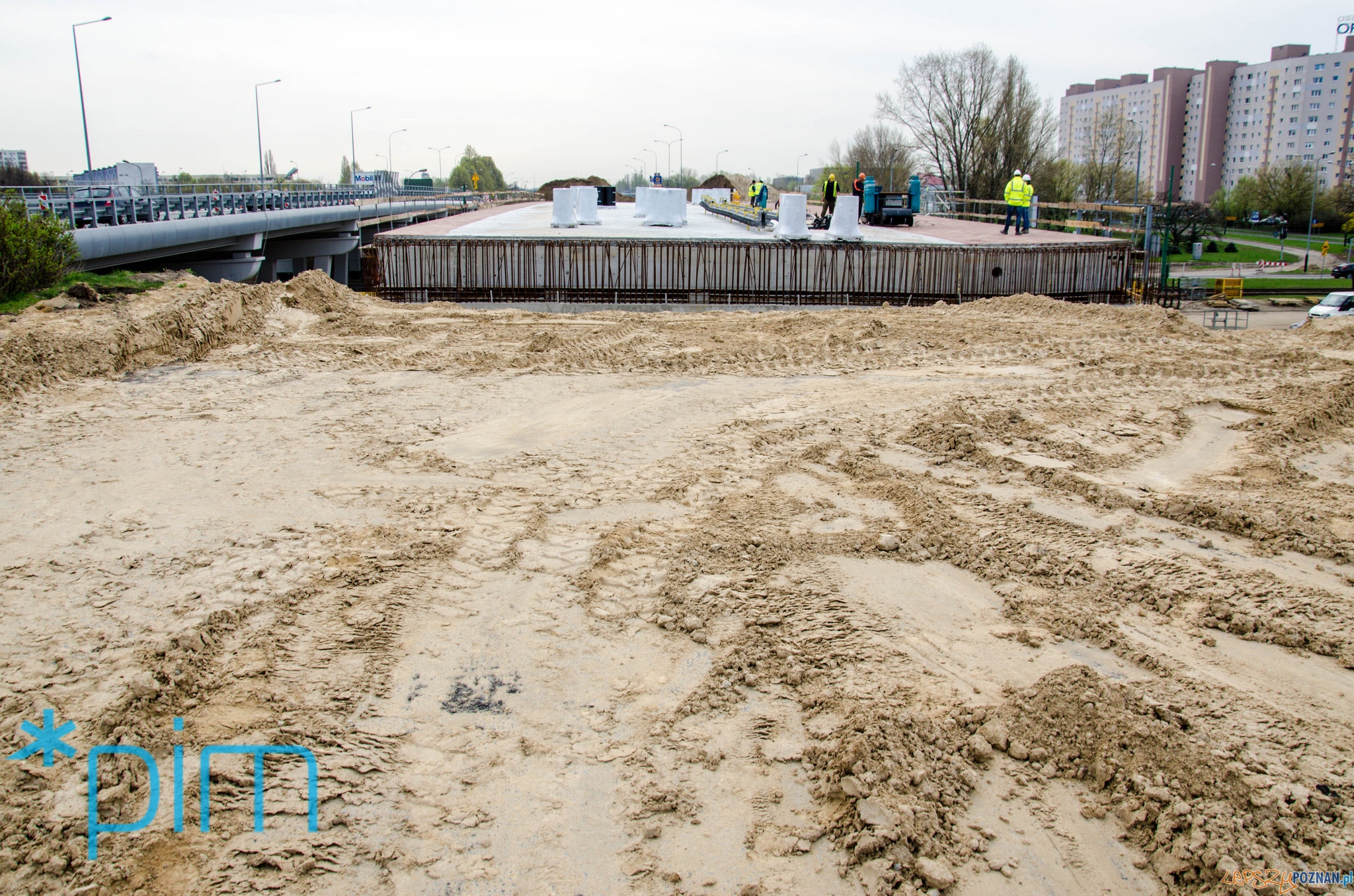 Estakada Katowicka - postęp prac - kwiecień 2017 Foto: Poznańskie Inwestycje Miejskie Estakada Katowicka - postęp prac - kwiecień 2017 Foto: Poznańskie Inwestycje Miejskie