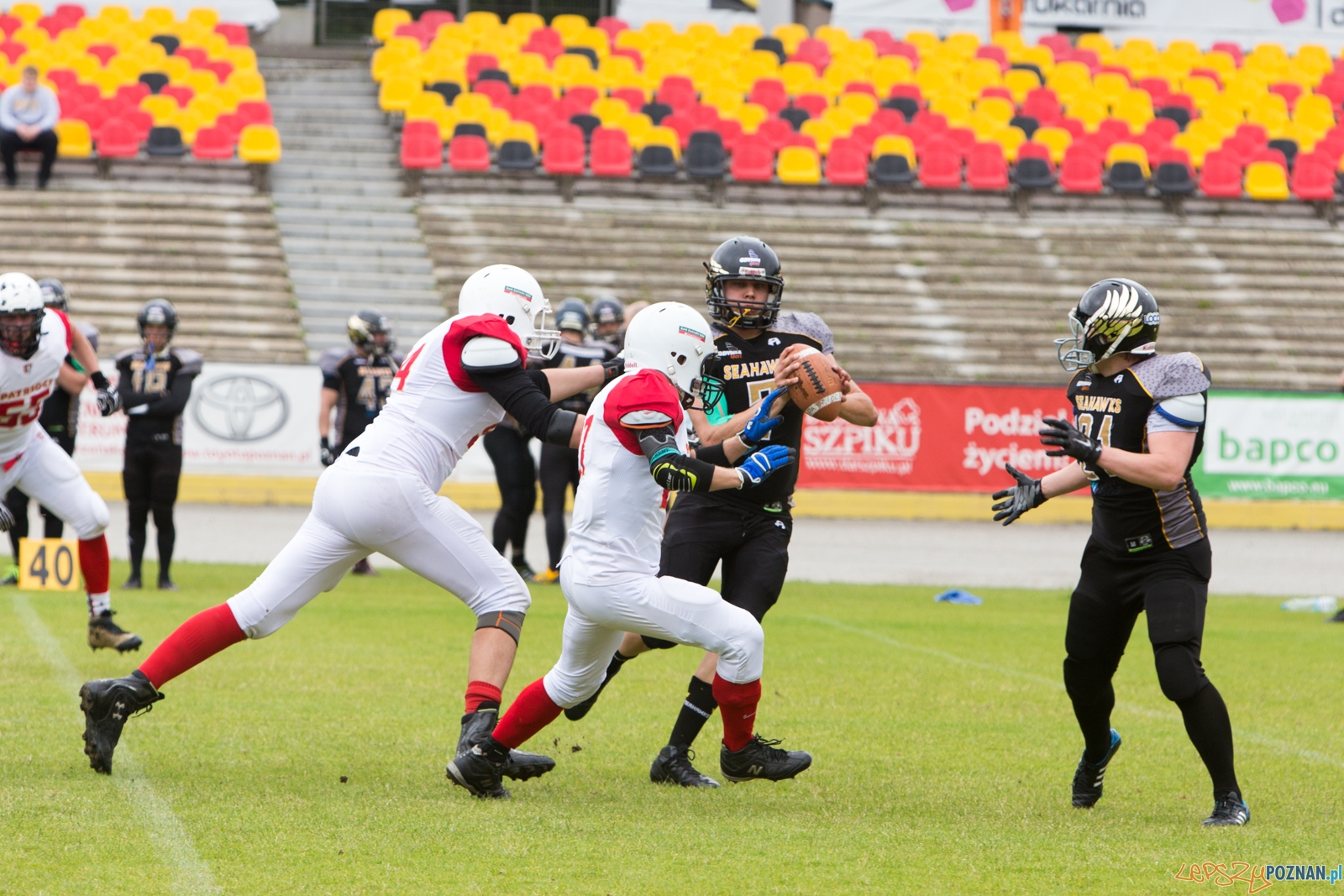 Patrioci Poznań - Seahawks Gdynia Foto: lepszyPOZNAN.pl/Piotr Rychter Patrioci Poznań - Seahawks Gdynia Foto: lepszyPOZNAN.pl/Piotr Rychter