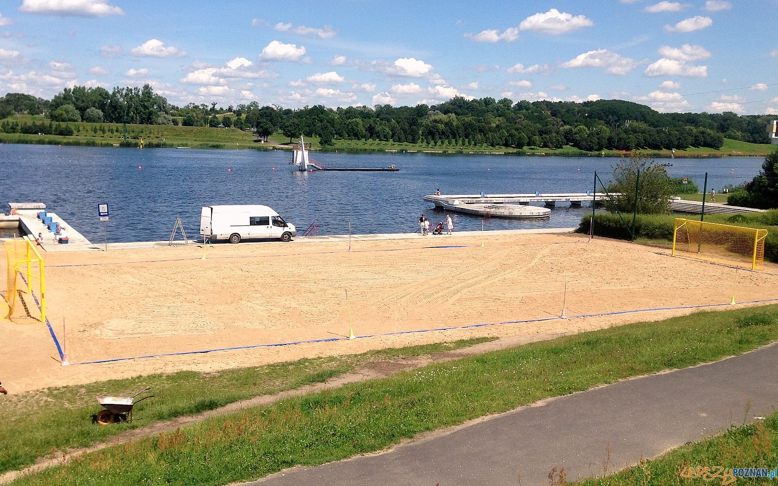 Malta - nowe boiska na plaży Foto: POSiR Malta - nowe boiska na plaży Foto: POSiR
