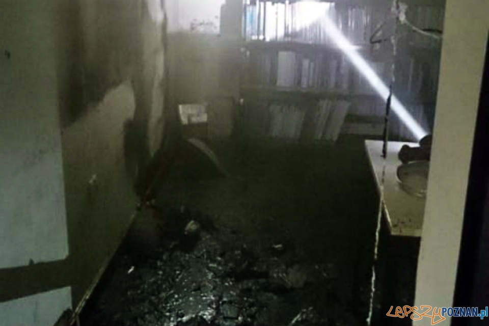 Pożar na Uniwersytecie Ekonomicznym Foto: PSP Poznań Pożar na Uniwersytecie Ekonomicznym Foto: PSP Poznań