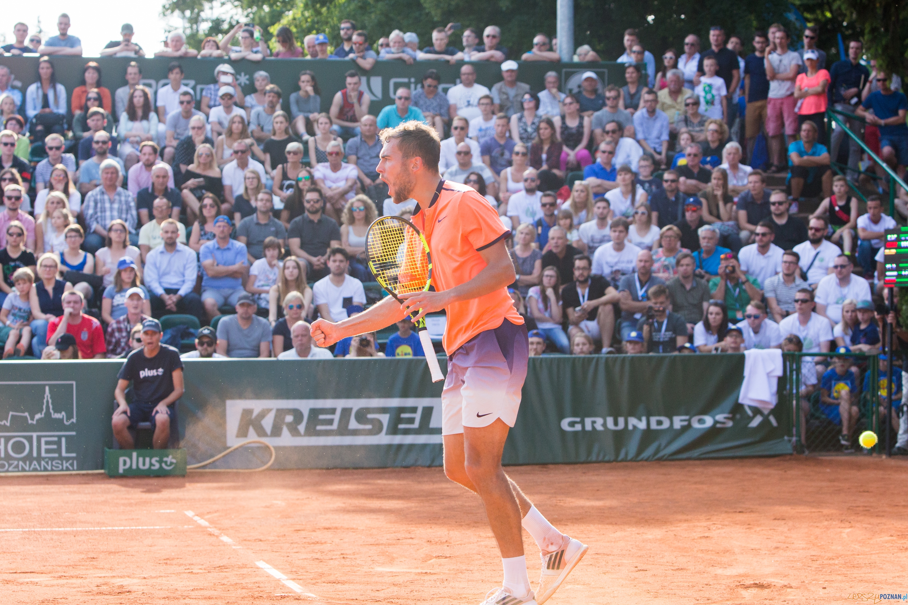 Jaume Munar (ESP) vs Jerzy Janowicz (POL) Foto: lepszyPOZNAN.pl/Piotr Rychter Jaume Munar (ESP) vs Jerzy Janowicz (POL) Foto: lepszyPOZNAN.pl/Piotr Rychter