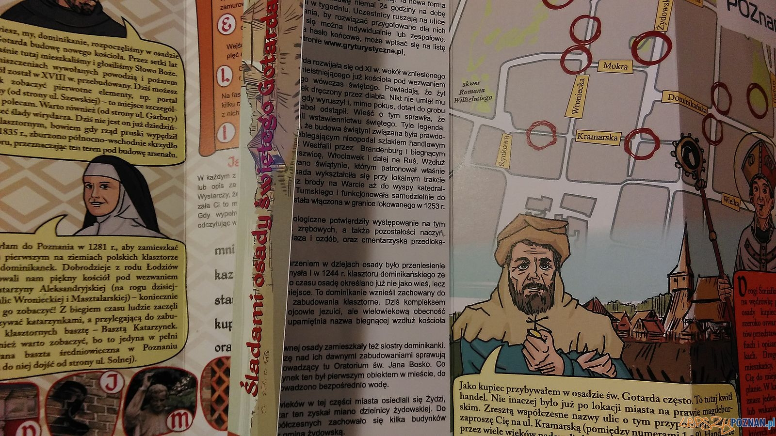 Ulotka - gra miejska Śladami Osady Św. Gotarda Foto: UMP Ulotka - gra miejska Śladami Osady Św. Gotarda Foto: UMP