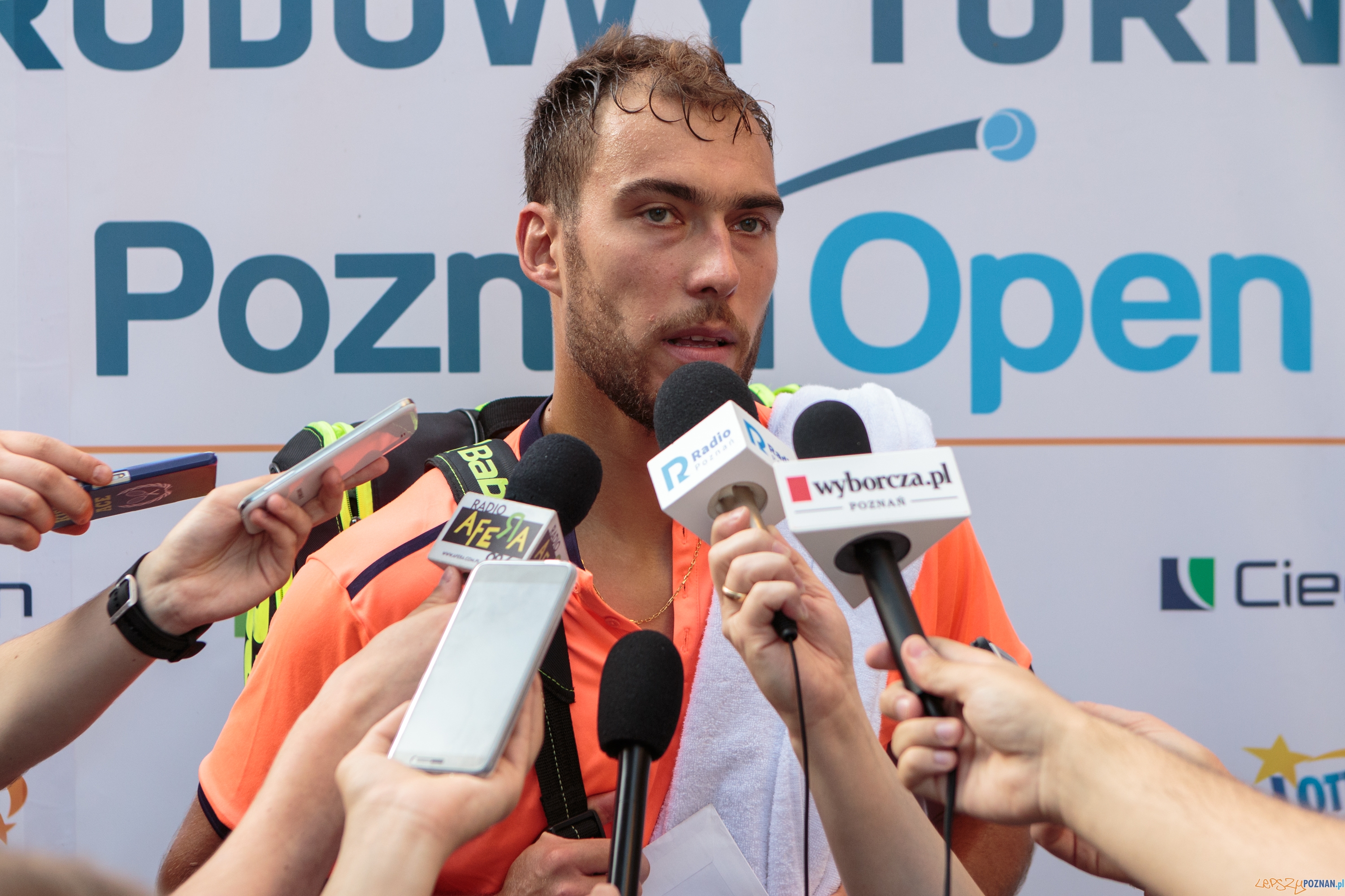 Jaume Munar (ESP) vs Jerzy Janowicz (POL) - Poznań Open 2017 - Foto: Pawel Rychter Jaume Munar (ESP) vs Jerzy Janowicz (POL) - Poznań Open 2017 - Foto: Pawel Rychter