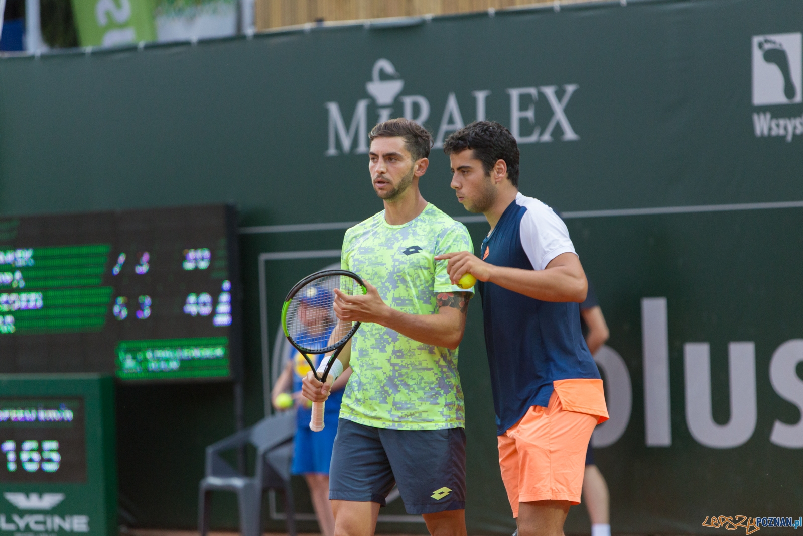 Finał DBL Tomasz Bednarek (POL) Goncalo Oliveira (POR) vs Guido Foto: lepszyPOZNAN.pl/Piotr Rychter Finał DBL Tomasz Bednarek (POL) Goncalo Oliveira (POR) vs Guido Foto: lepszyPOZNAN.pl/Piotr Rychter