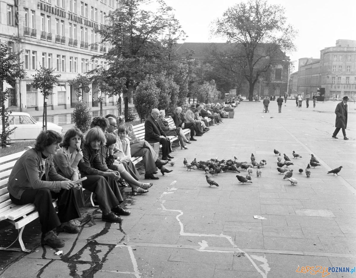 Plac Wolności 8 lipca 1974  Foto: Stanisław Wiktor / Cyryl