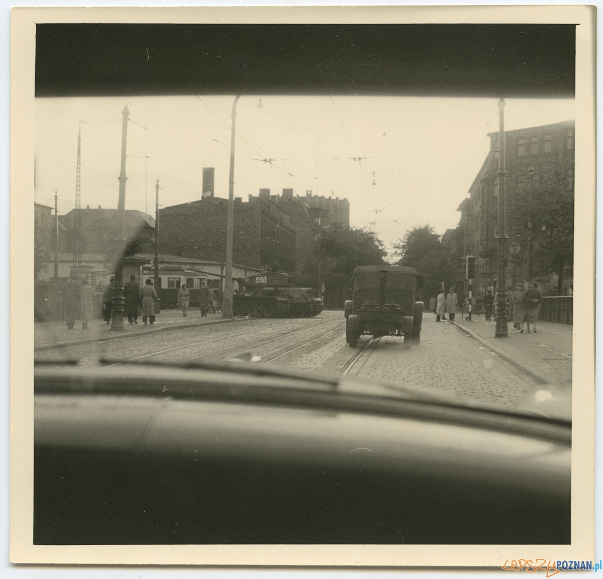 Most Teatralny - Poznań, czerwiec 1956 Foto: Peter Schaeffer Most Teatralny - Poznań, czerwiec 1956 Foto: Peter Schaeffer