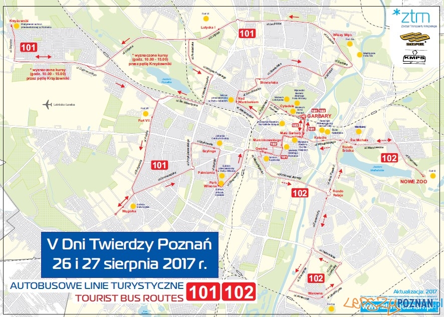 V Dni Twierdzy Poznan komunikaxja Foto: ZTM V Dni Twierdzy Poznan komunikaxja Foto: ZTM