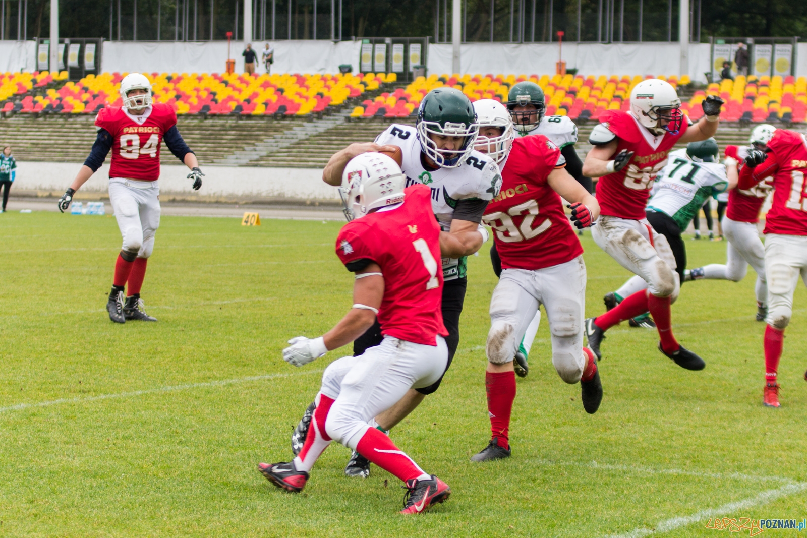 Patrioci Poznań - Tytani Lublin Foto: lepszyPOZNAN.pl / Ewelina Jaskowiak Patrioci Poznań - Tytani Lublin Foto: lepszyPOZNAN.pl / Ewelina Jaskowiak