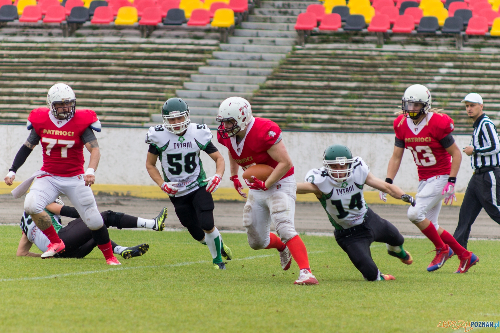 Patrioci Poznań - Tytani Lublin Foto: lepszyPOZNAN.pl / Ewelina Jaskowiak Patrioci Poznań - Tytani Lublin Foto: lepszyPOZNAN.pl / Ewelina Jaskowiak