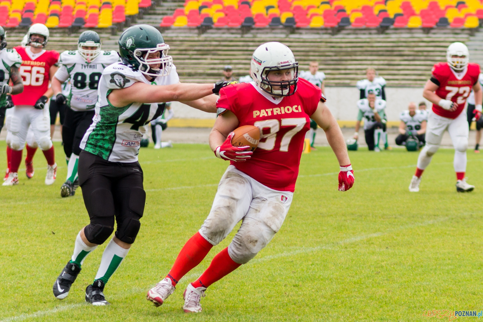 Patrioci Poznań - Tytani Lublin Foto: lepszyPOZNAN.pl / Ewelina Jaskowiak Patrioci Poznań - Tytani Lublin Foto: lepszyPOZNAN.pl / Ewelina Jaskowiak
