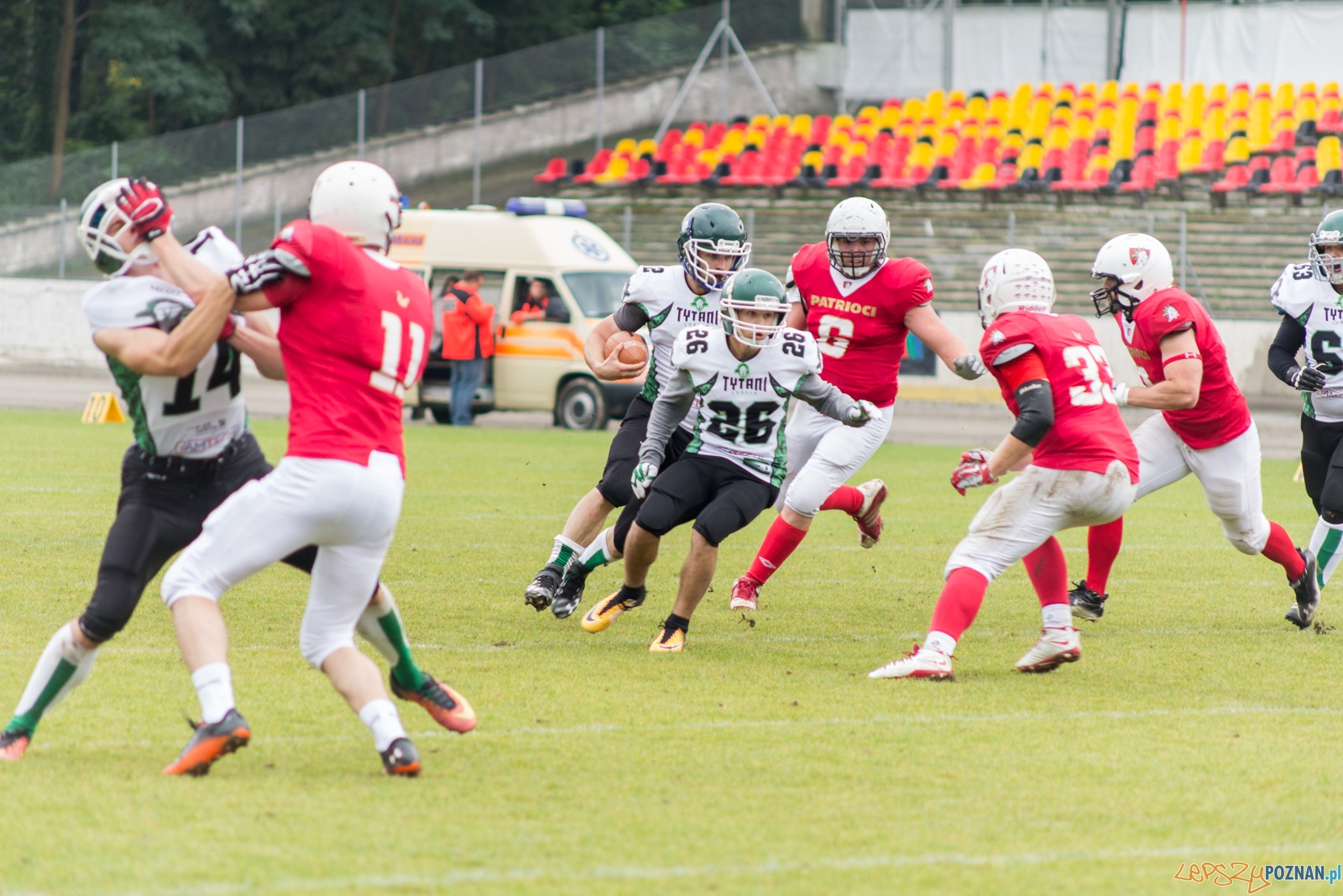 Patrioci Poznań - Tytani Lublin Foto: lepszyPOZNAN.pl / Ewelina Jaskowiak Patrioci Poznań - Tytani Lublin Foto: lepszyPOZNAN.pl / Ewelina Jaskowiak