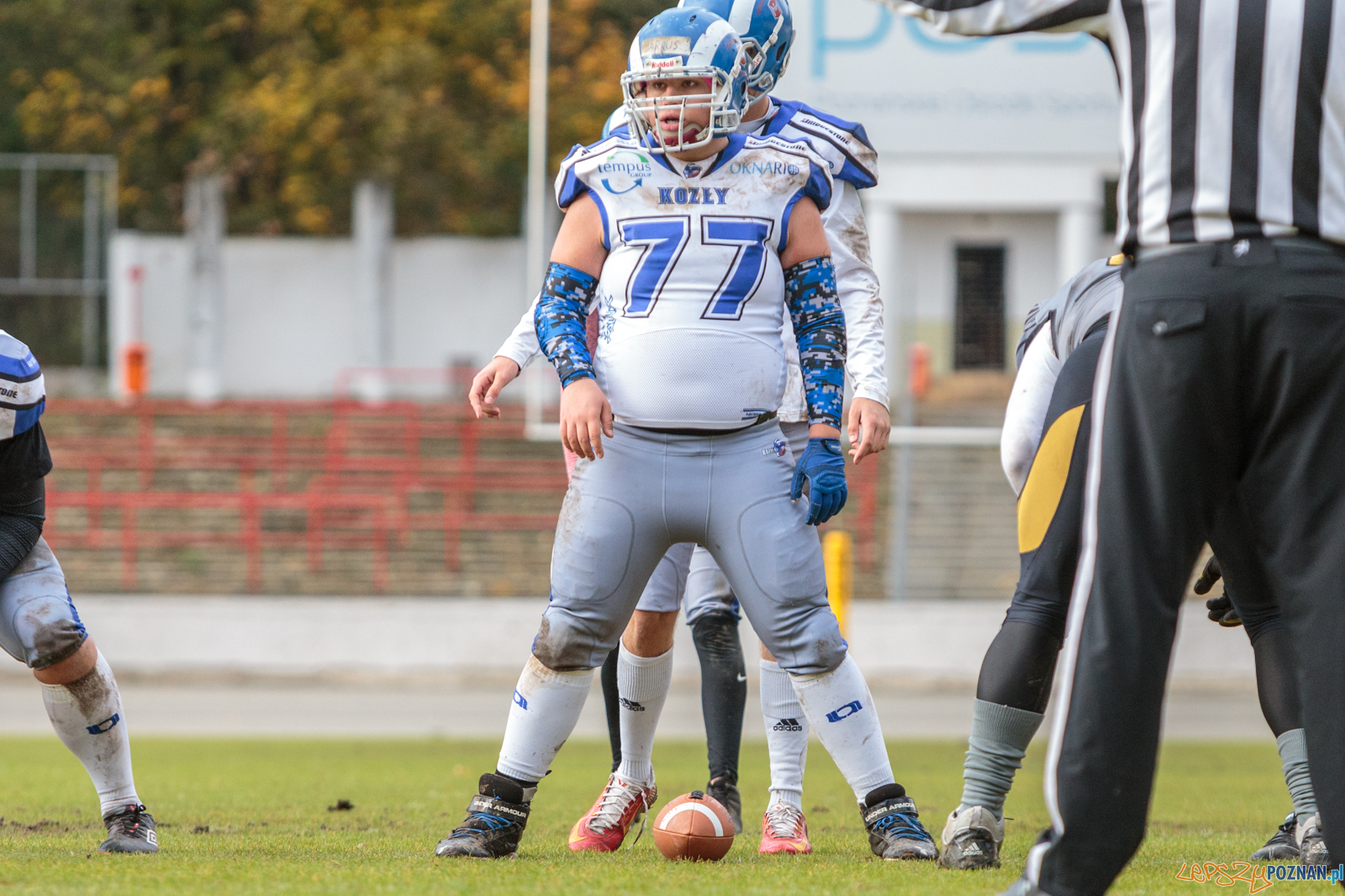 Półfinał MP U19: Kozły Poznań - Lowlanders Bialystok 22:0 - Foto: LepszyPOZNAN.pl / Paweł Rychter Półfinał MP U19: Kozły Poznań - Lowlanders Bialystok 22:0 - Foto: LepszyPOZNAN.pl / Paweł Rychter