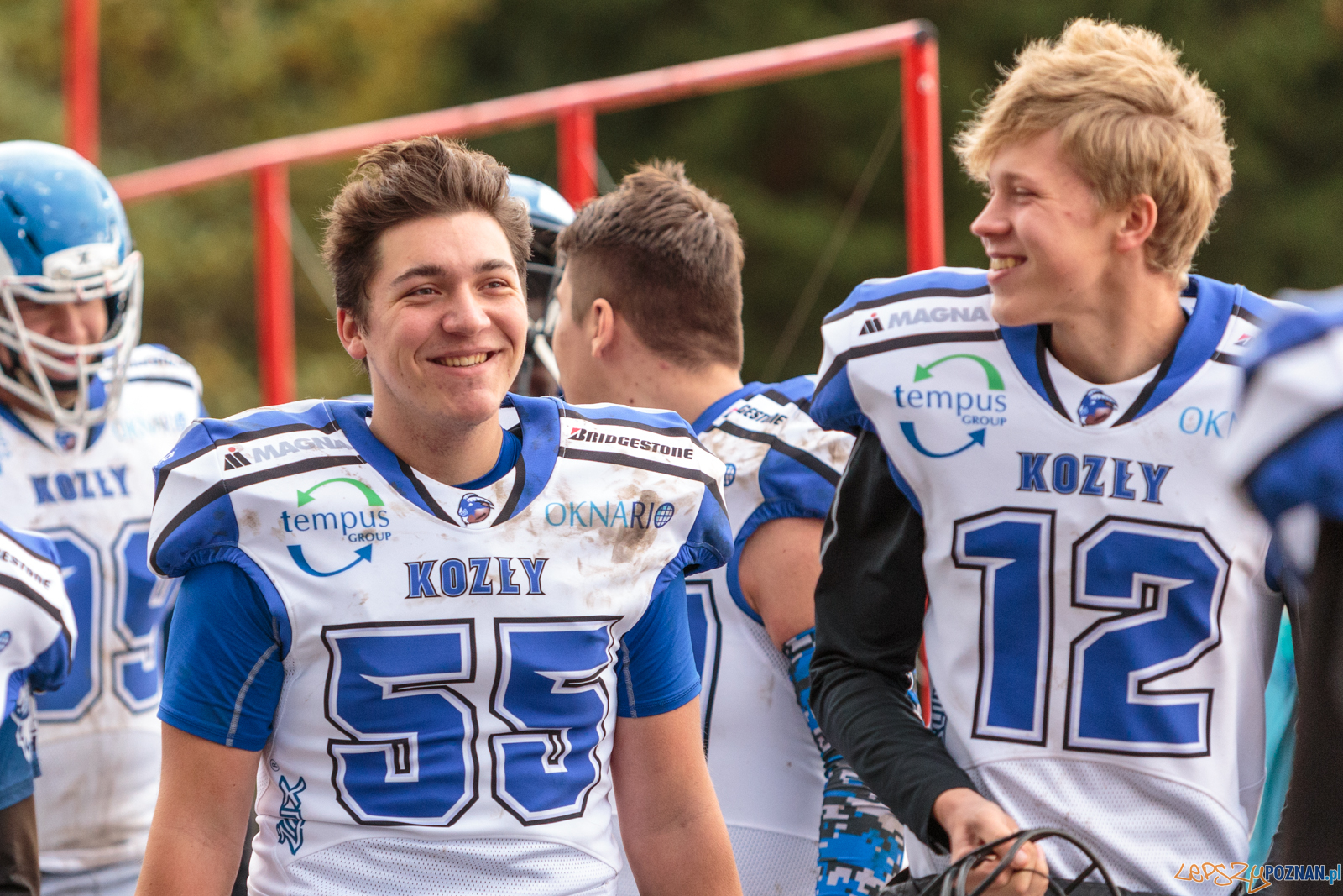 Półfinał MP U19: Kozły Poznań - Lowlanders Bialystok 22:0 - Foto: LepszyPOZNAN.pl / Paweł Rychter Półfinał MP U19: Kozły Poznań - Lowlanders Bialystok 22:0 - Foto: LepszyPOZNAN.pl / Paweł Rychter