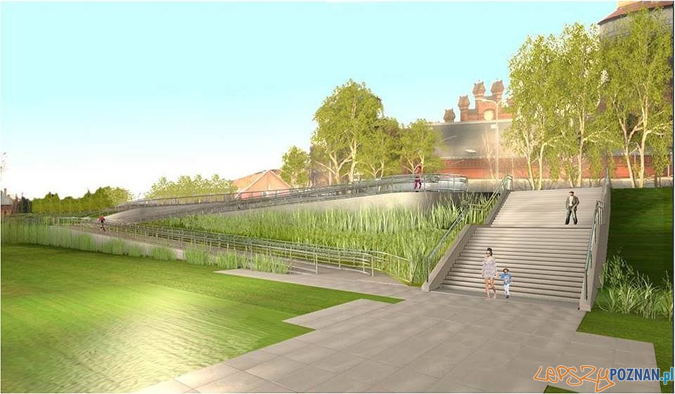 Schody i pochylnia - wizualizacja Foto: UMP Schody i pochylnia - wizualizacja Foto: UMP