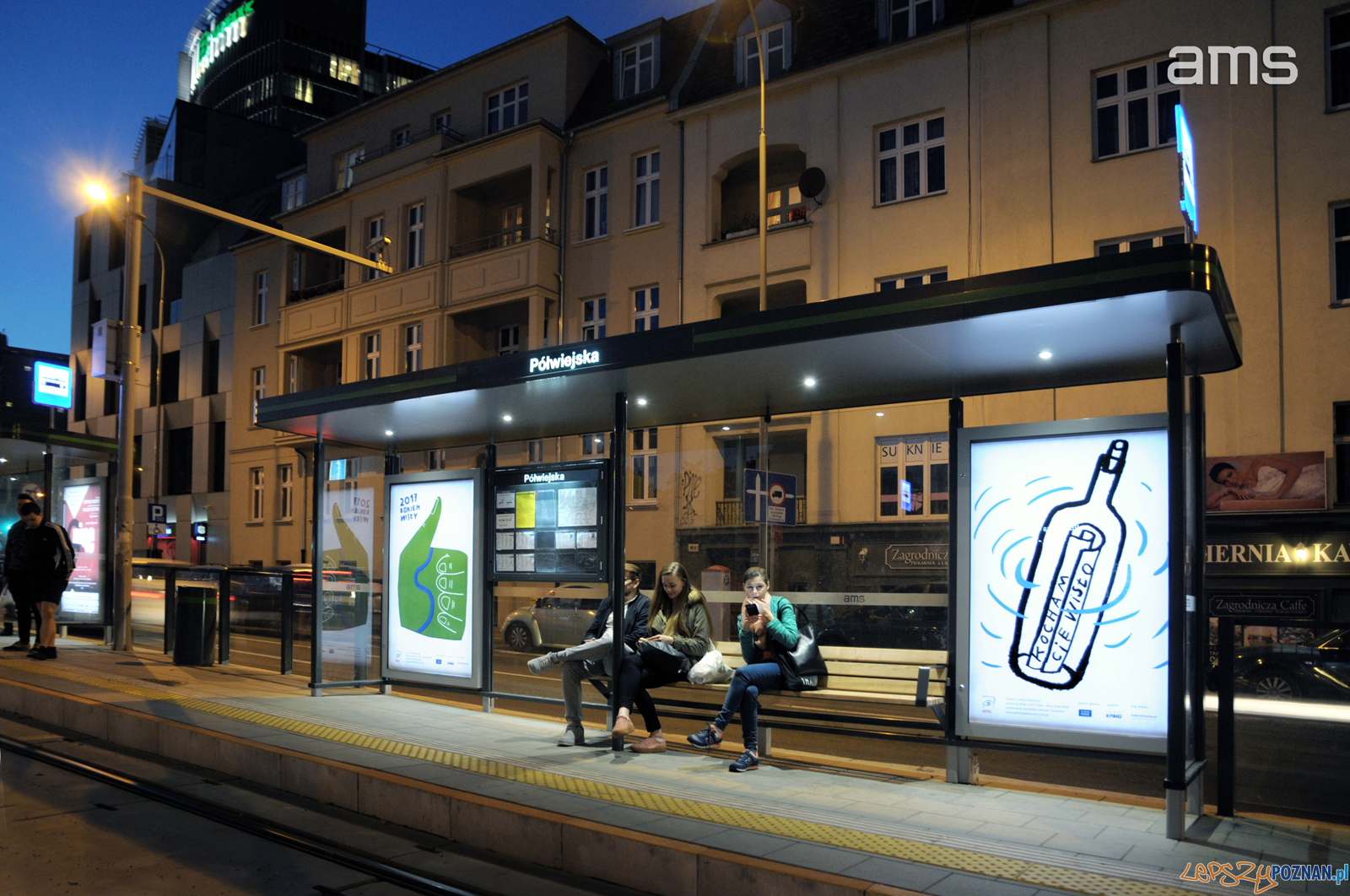 Nowe wiaty przystankowe Foto: AMS Nowe wiaty przystankowe Foto: AMS