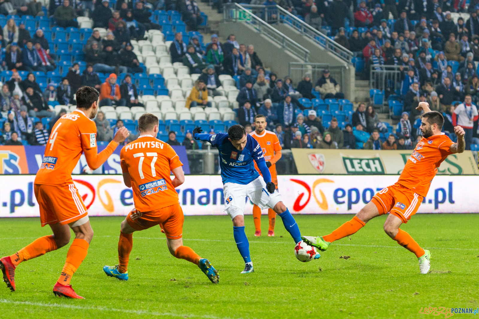 Lech Poznań - Bruk-Bet Termalica Nieciecza Foto: lepszyPOZNAN.pl/Piotr Rychter Lech Poznań - Bruk-Bet Termalica Nieciecza Foto: lepszyPOZNAN.pl/Piotr Rychter