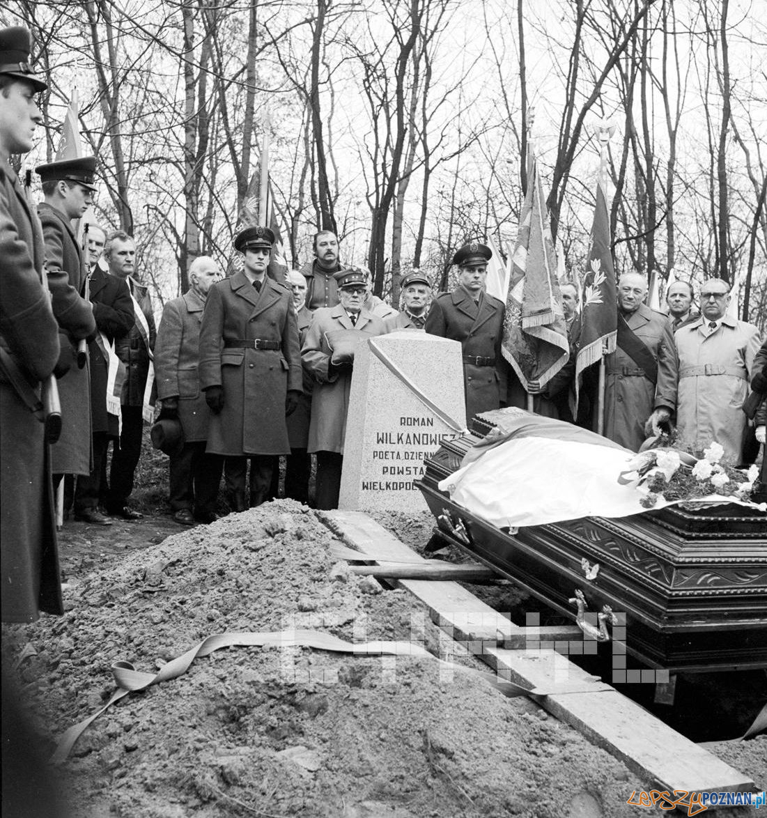 Honorowy pogrzeb Romana Wilkanowicza 25.11.1978 Foto: Stanisław Wiktor / Cyryl Honorowy pogrzeb Romana Wilkanowicza 25.11.1978 Foto: Stanisław Wiktor / Cyryl