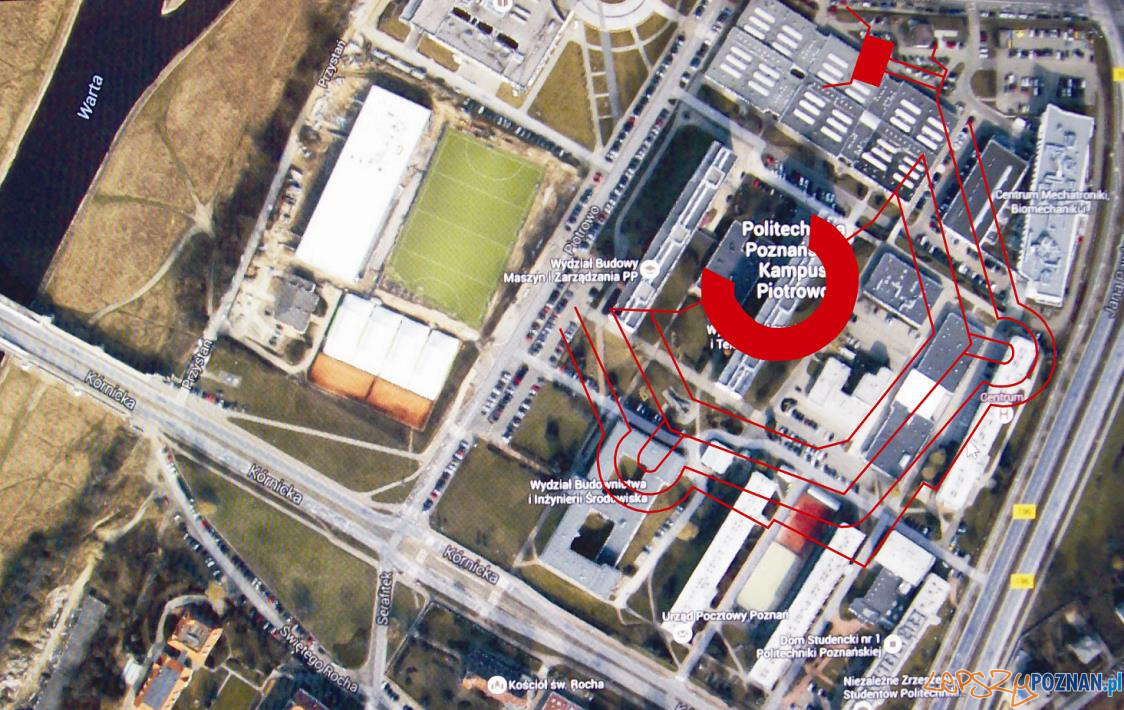 Fort Rauch polozenie Foto: [Mapy Google, obrys Fortu T. Kanoniczak Fort Rauch polozenie Foto: [Mapy Google, obrys Fortu T. Kanoniczak